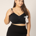 Sublime® Hands-Free Pumping & Nursing Bra | Black | Milk & Baby