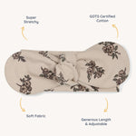 Organic Headwrap - Posy | Milk & Baby
