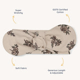 Organic Headwrap - Posy | Milk & Baby