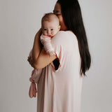 Heavenly Pink Mommy Labor & Delivery Gown | Milk & Baby