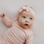Heavenly Pink Knotted Baby Gown | Milk & Baby