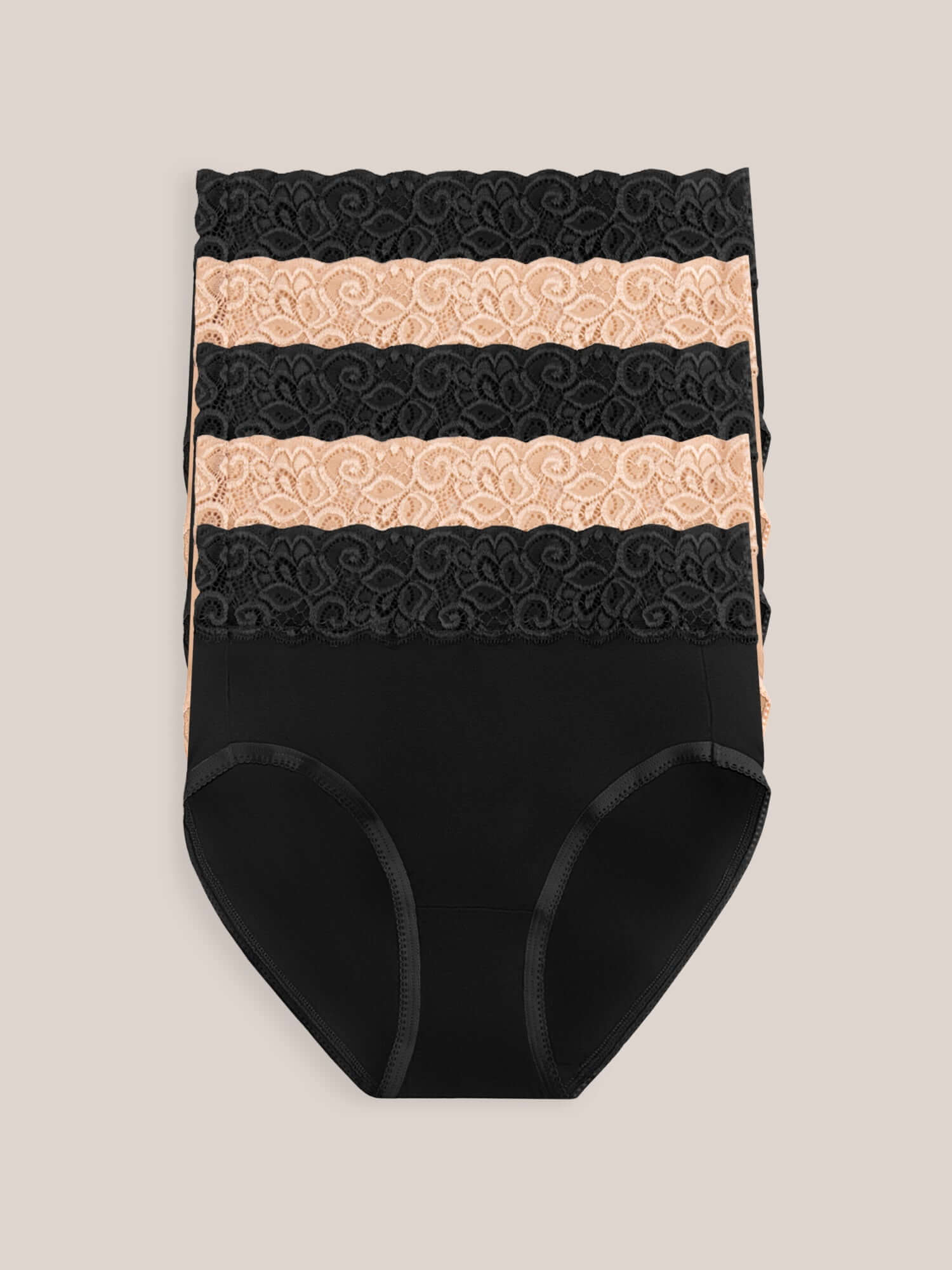 High-Waisted Postpartum Underwear Pack | Assorted Neutrals | Milk & Baby