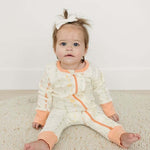 Boho Floral | GOTS Certified Organic Cotton Zippy | Milk & Baby