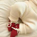 Luna + Luca Baby Rib Leggings | Cream | Milk & Baby