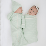 I Love You (Desert Green) | GOTS Certified Organic Cotton Sleepsack | Milk & Baby