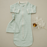 I Love You (Desert Green) | GOTS Certified Organic Cotton Sleepsack | Milk & Baby