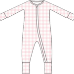 Pink Sugar | Bamboo Zip Pajamas | Milk & Baby