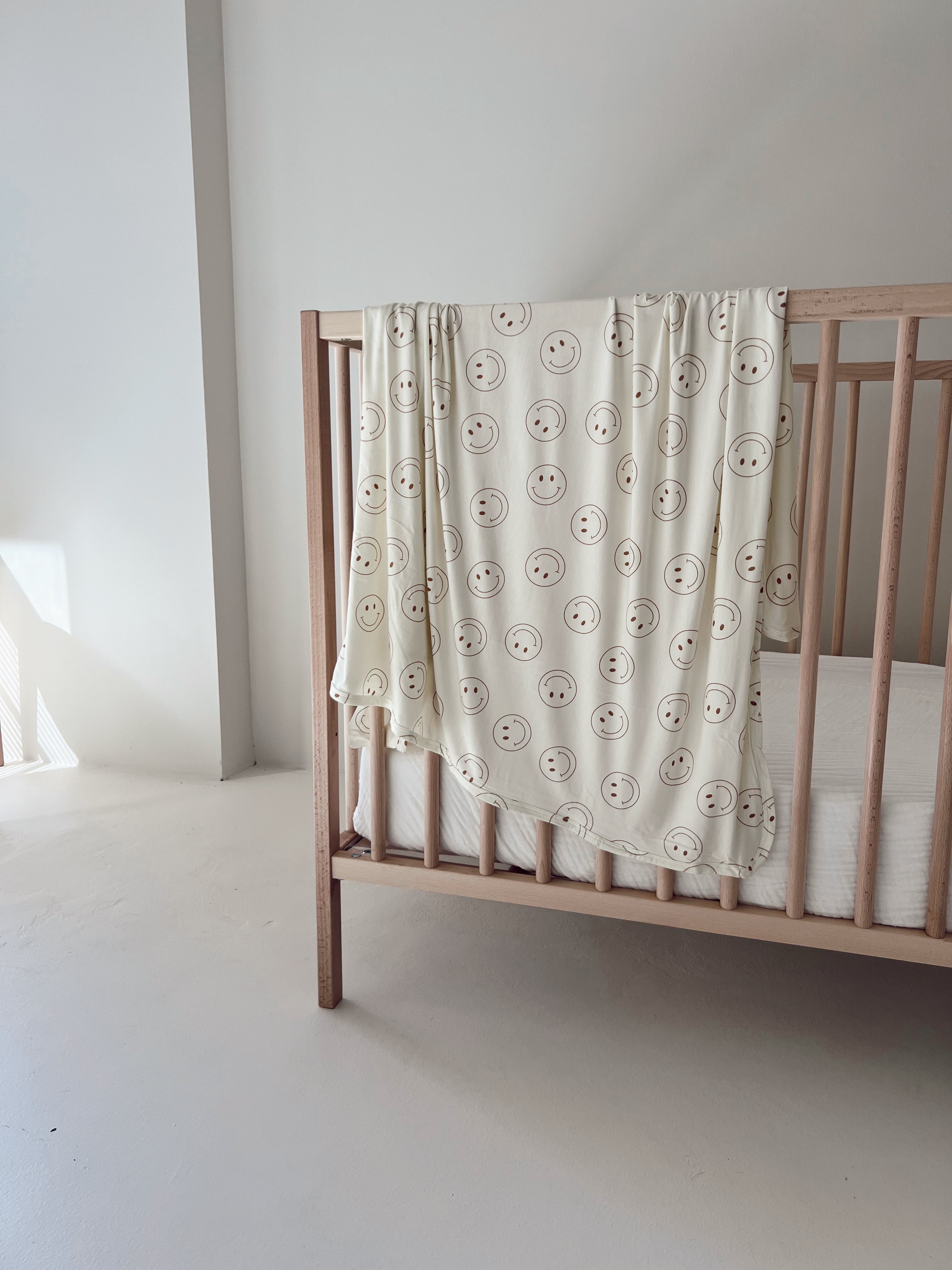 Just Smile | Bamboo Swaddle | Milk & Baby