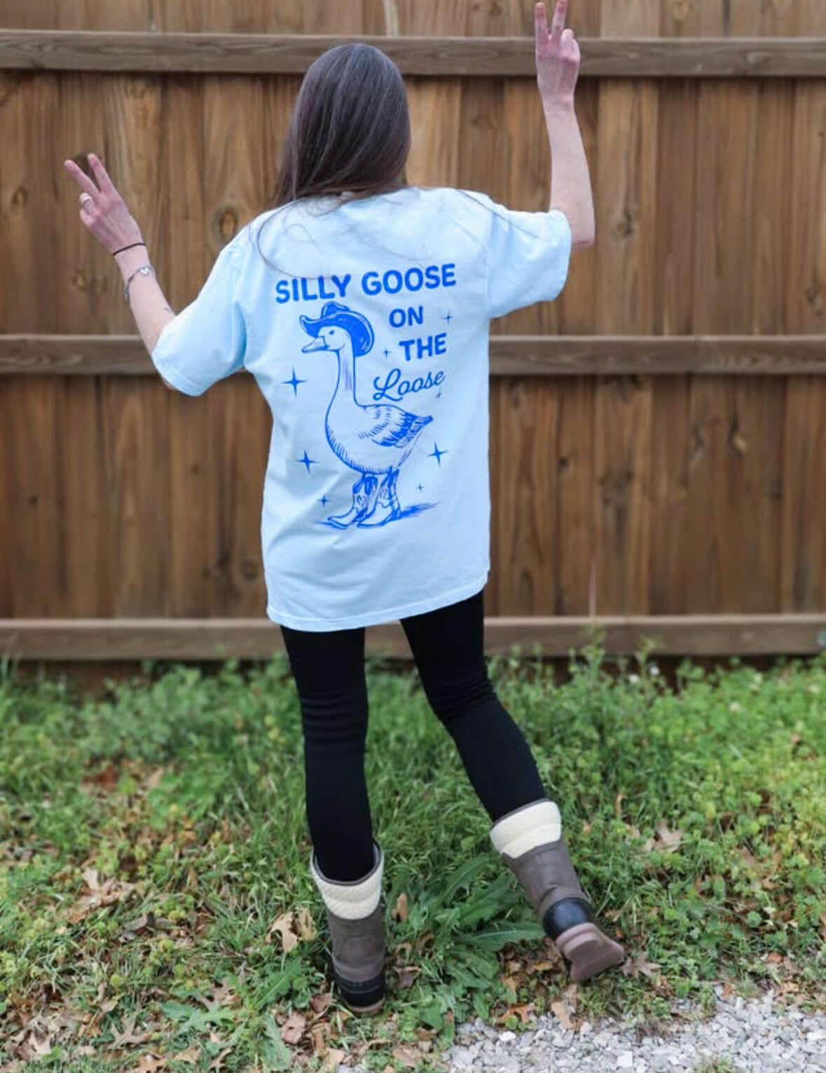 Silly Goose on the Loose Graphic Tee or Crewneck | Milk & Baby