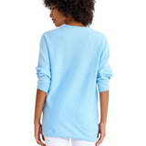 Let Loose Crossover Long Sleeve Maternity/Nursing Knit Top
