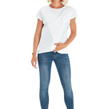 Handy Crossover Short Sleeve Cotton Maternity/Nursing Top