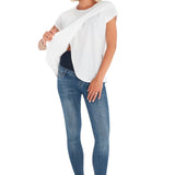 Handy Crossover Short Sleeve Cotton Maternity/Nursing Top