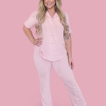 PINK ROSE RIB WOMEN'S DREAM SET | Milk & Baby