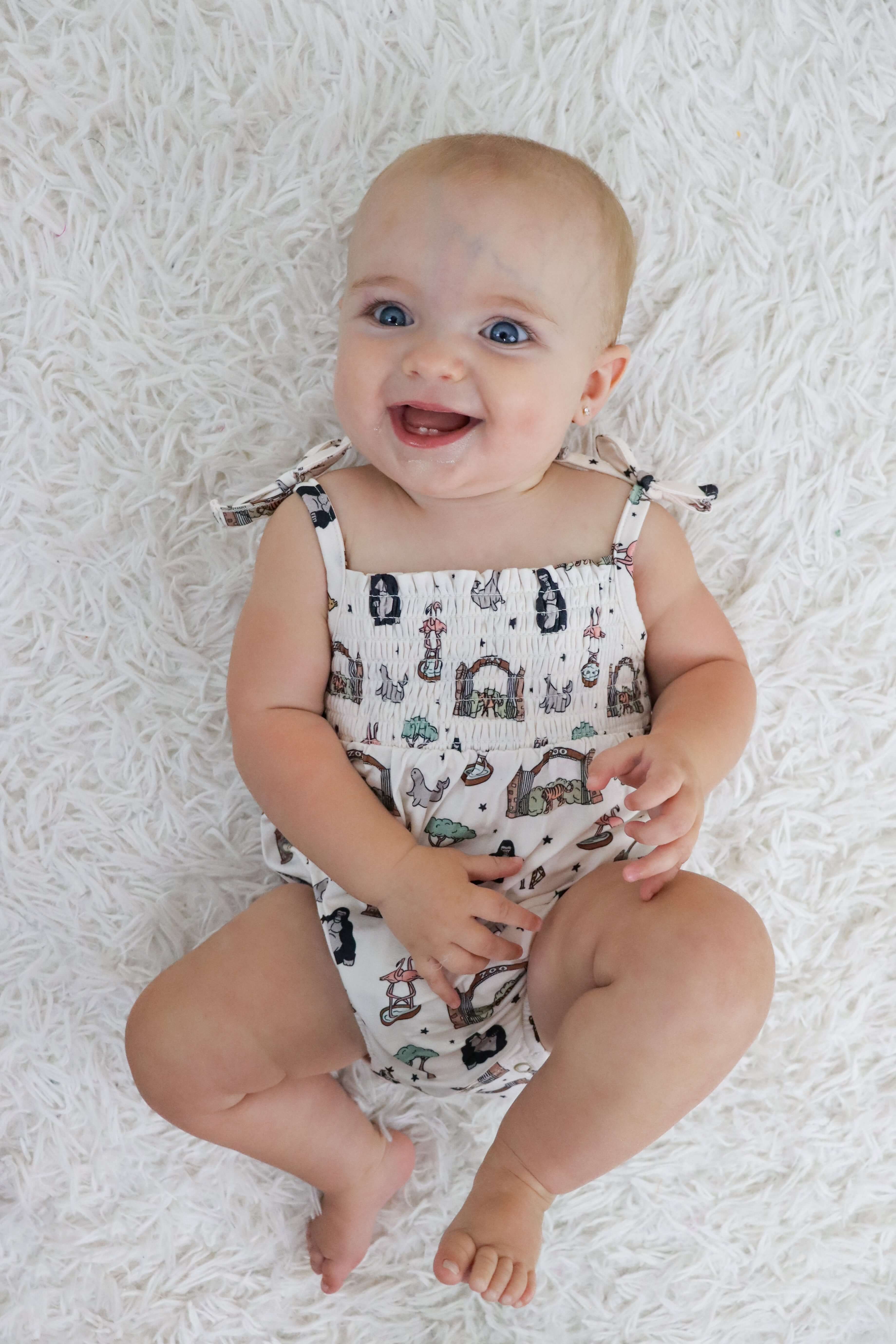 Zoo Adventures Dream Bubble Romper | Milk & Baby