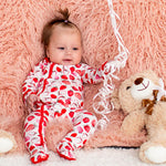 Strawberry Fields Footie | Milk & Baby