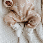Luna + Luca Organic Booties | White Milk & Baby