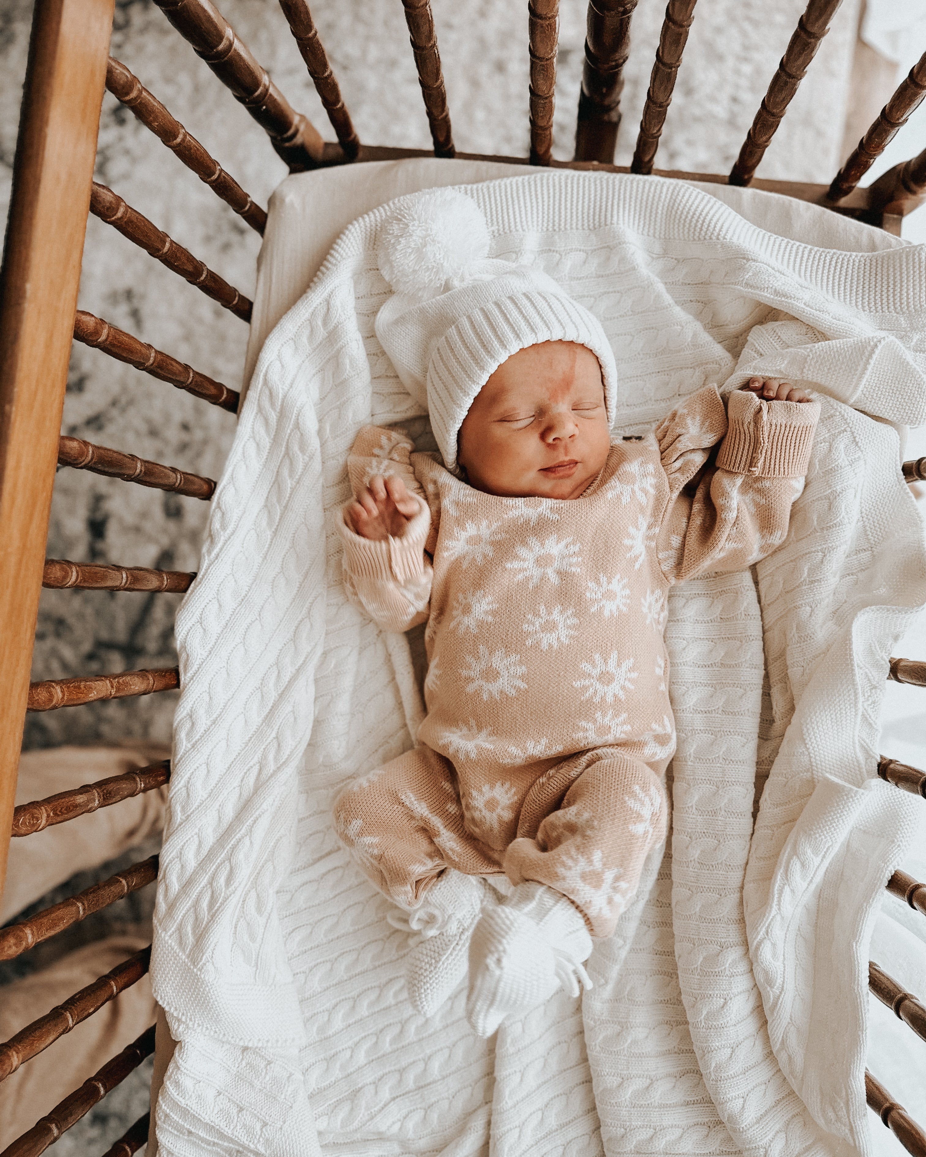 Luna + Luca Floral Jacquard Jumpsuit | Milk & Baby