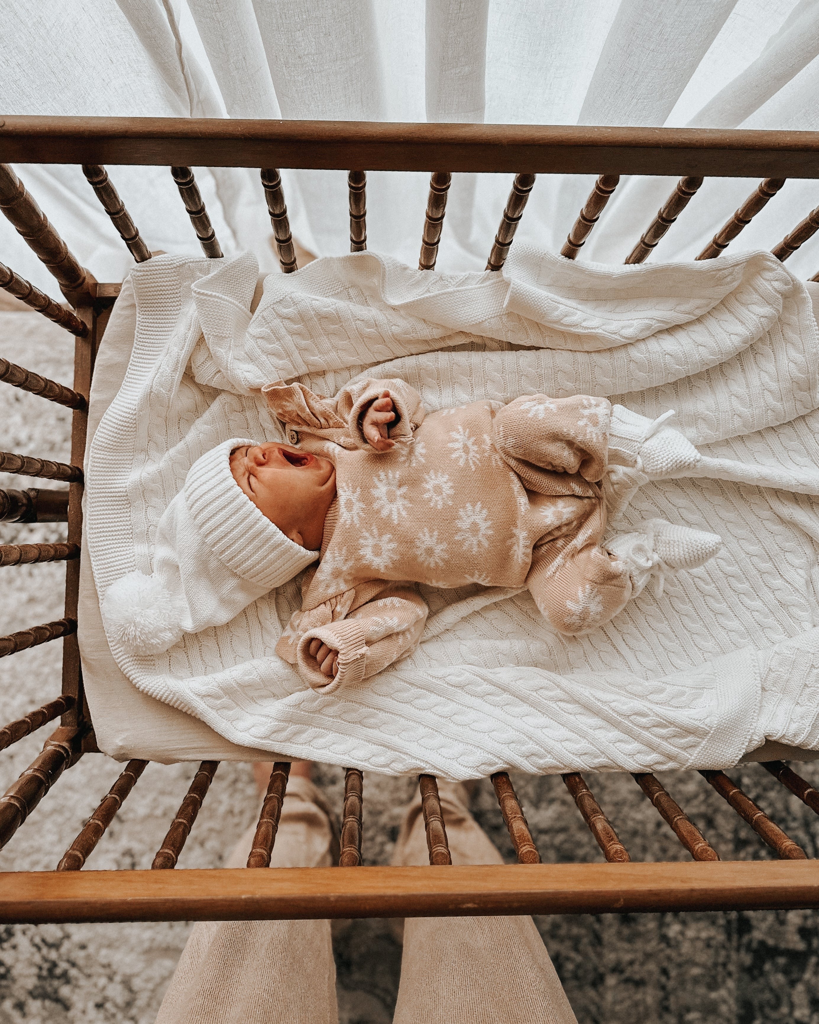 Luna + Luca Floral Jacquard Jumpsuit | Milk & Baby