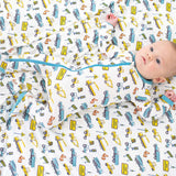 Busy Builders Footie | Milk & Baby