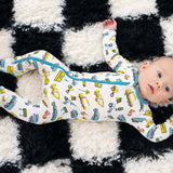 Busy Builders Footie | Milk & Baby