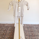 Riley Outfit and Hat Set | Black Stripes | Milk & Baby