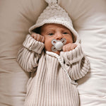 Chunky Rib Pullover | Beige | Milk & Baby