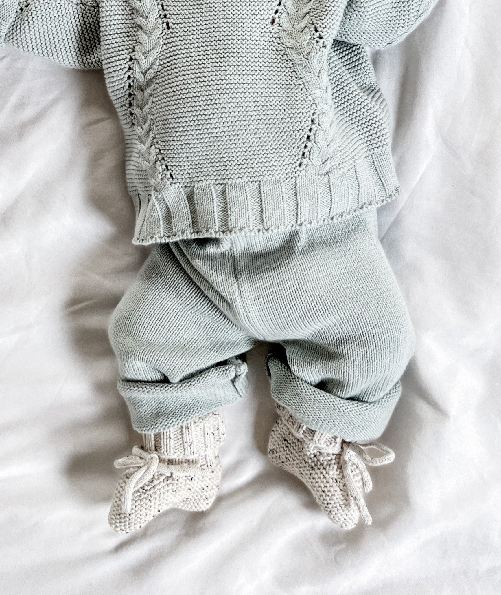 Luna + Luca Organic Booties - Black Speckle | Milk & Baby