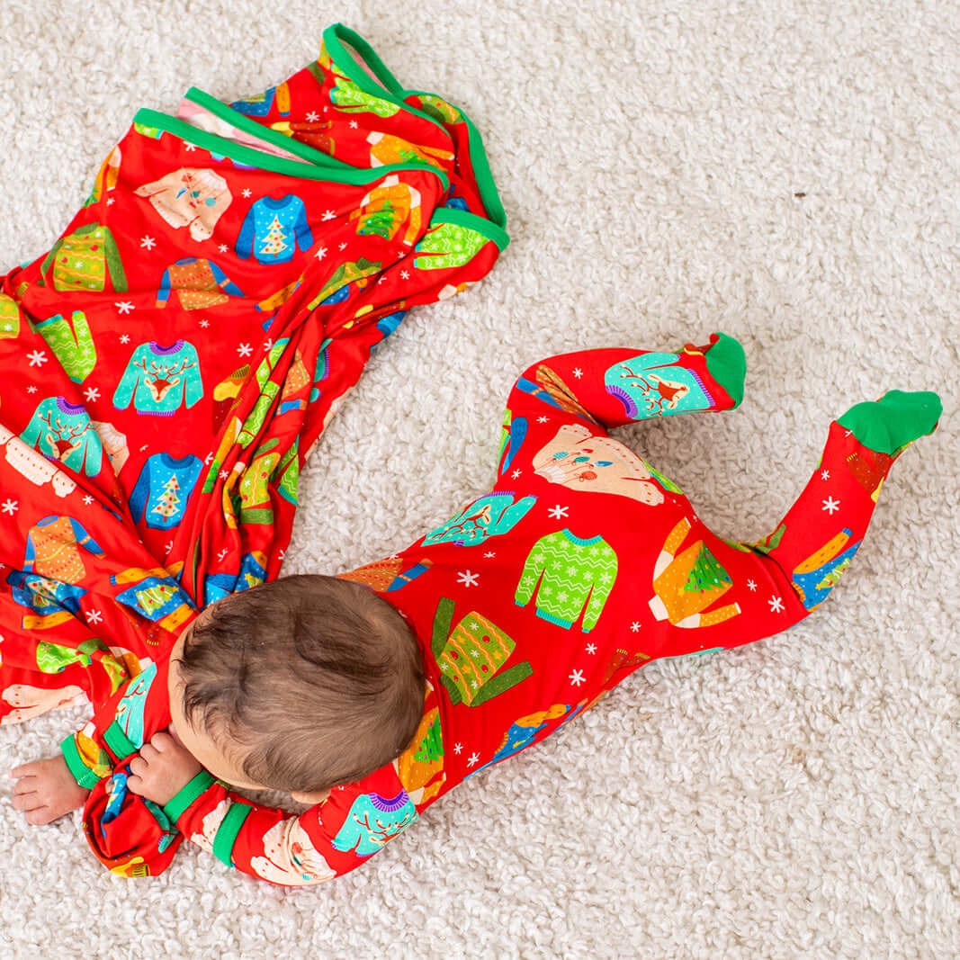 Ugly Sweater Party Footie | Milk & Baby