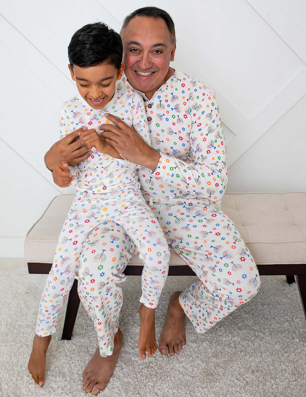 Happy Hanukkah Men's Pajama | Milk & Baby