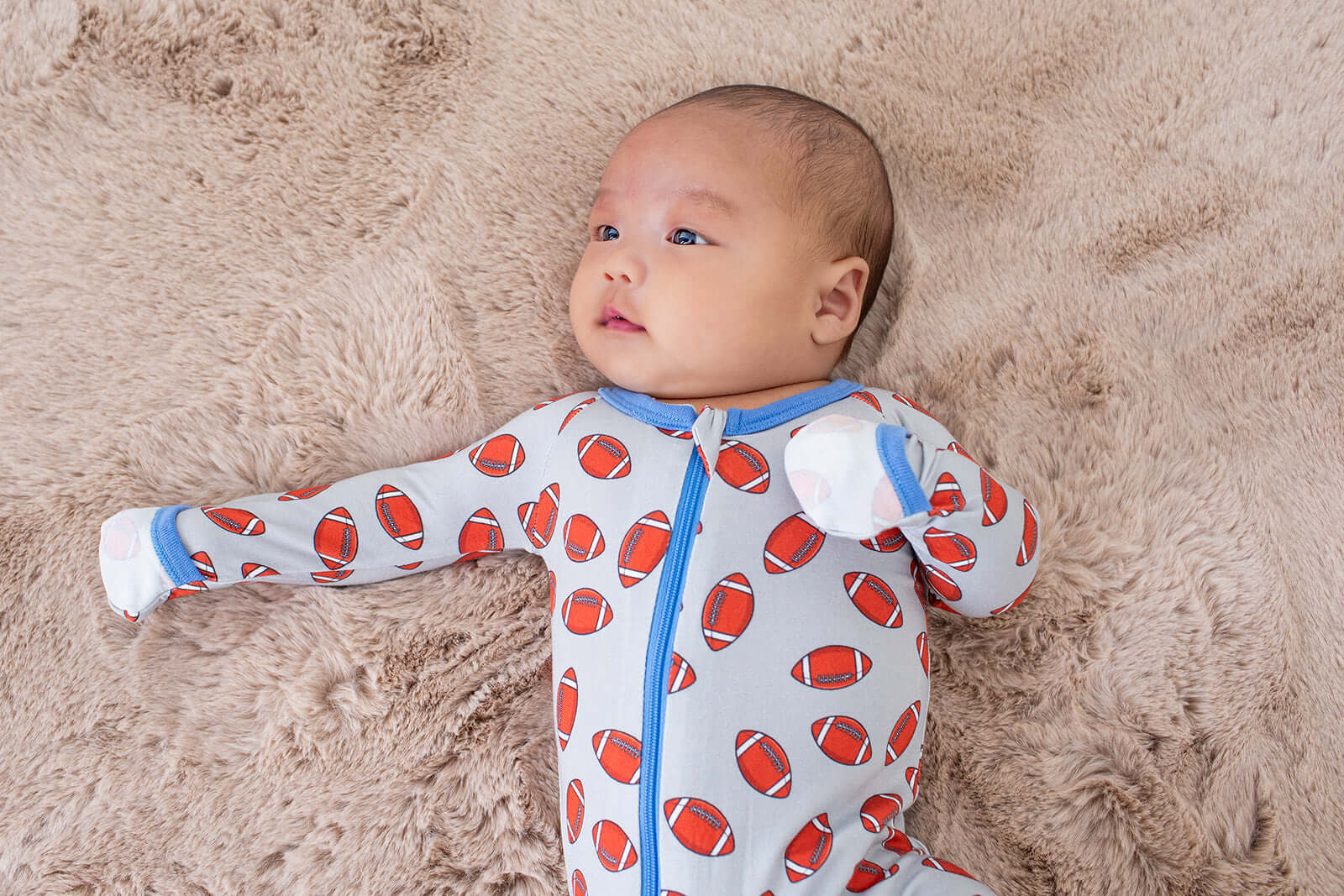 Huddle Up Footie | Milk & Baby