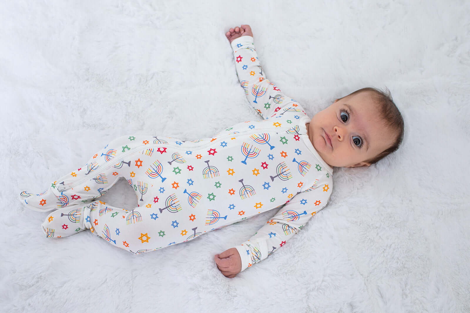 Happy Hanukkah Footie | Milk & Baby