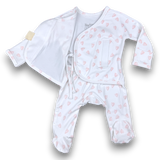 Heart2Heart Skin-to-Skin Onesie Pink Hearts