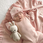 Powder Pink | Classic Bow Beanie | Milk & Baby