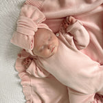 Powder Pink | Classic Bow Headband | Milk & Baby