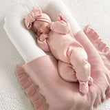 Powder Pink | Classic Bow Headband | Milk & Baby