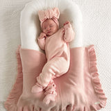 Powder Pink | Classic Bow Headband | Milk & Baby
