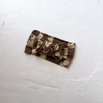 Bamboo Head Wrap | Gingerbread Checkerboard 2024 | Milk & Baby