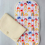 Rainbows Pink | Pret® Changing Clutch | Milk & Baby