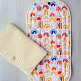 Rainbows Pink | Pret® Changing Clutch | Milk & Baby