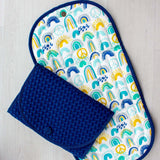 Rainbows Blue | Pret® Changing Clutch | Milk & Baby
