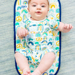 Rainbows Blue | Pret® Changing Clutch | Milk & Baby