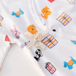 Puppy Party Baby Kimono Onesie | Milk & Baby