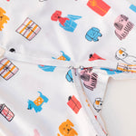 Puppy Party Baby Kimono Onesie | Milk & Baby
