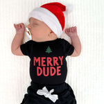 Merry Dude Tree Onsie | Milk & Baby