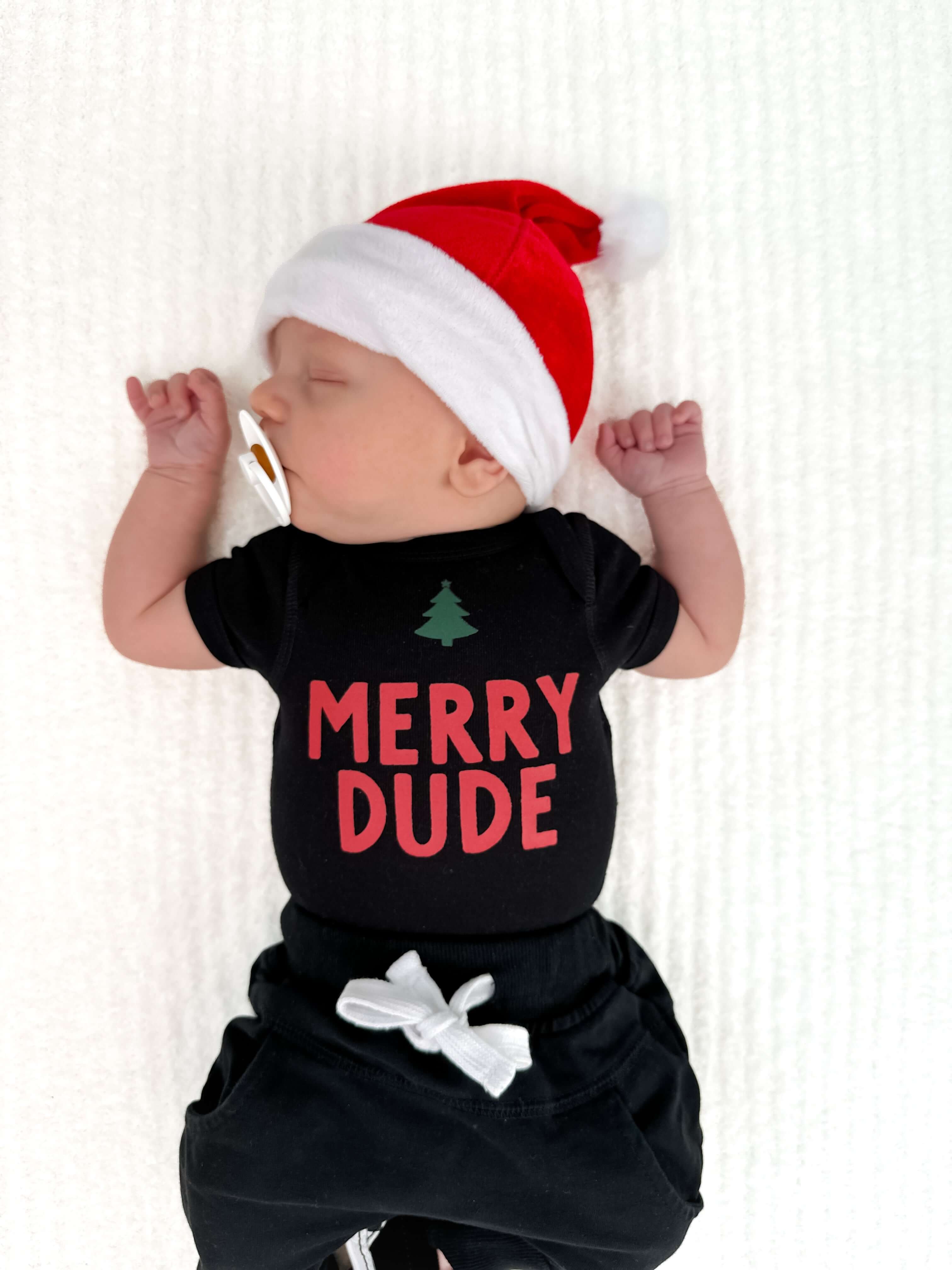 Merry Dude Tree Onsie | Milk & Baby
