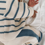 Chunky Knit Striped Sweater detail