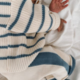 Chunky Knit Striped Sweater detail