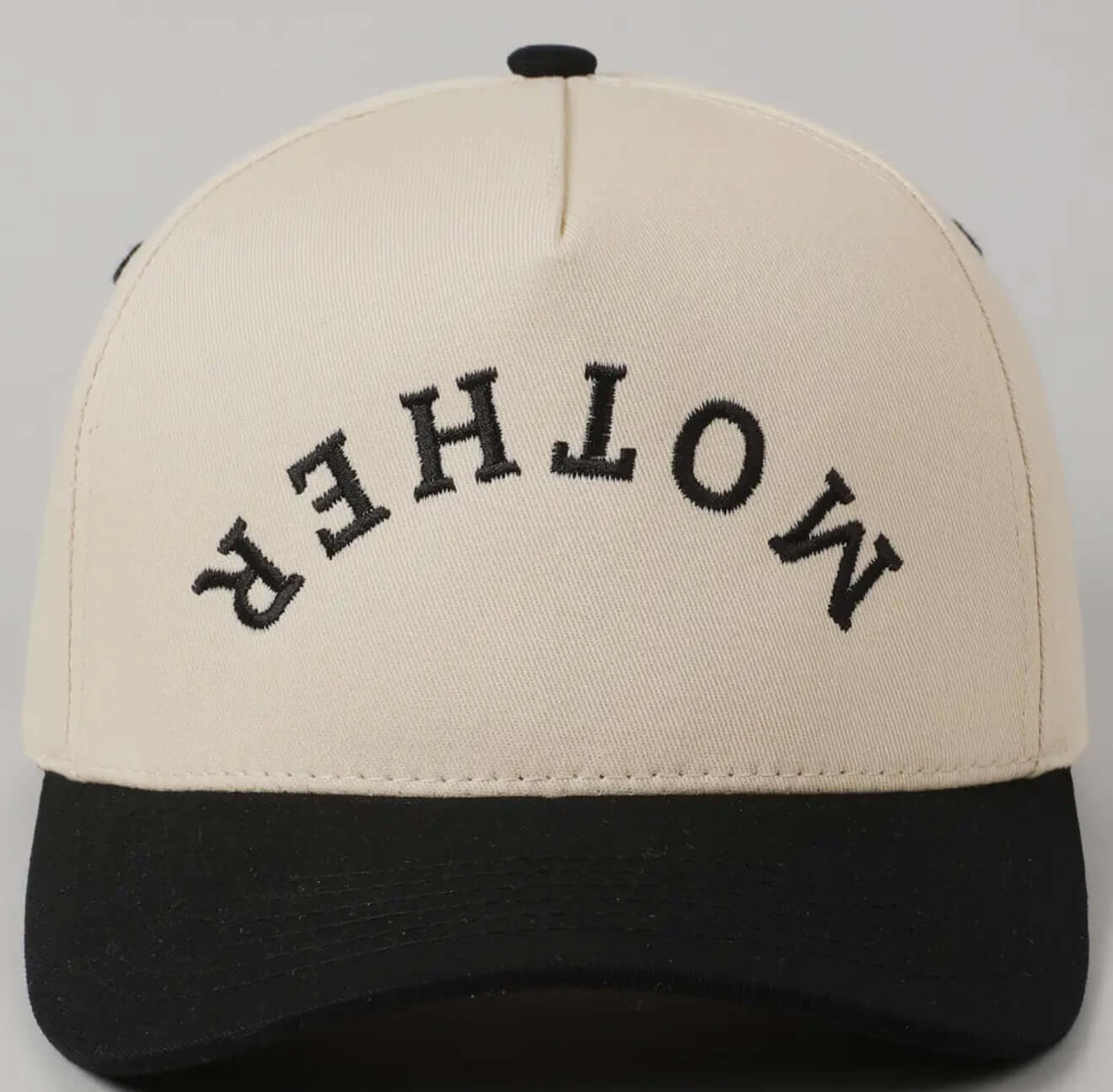 Mother Upside Down Lettering Embroidered Cap | Milk & Baby
