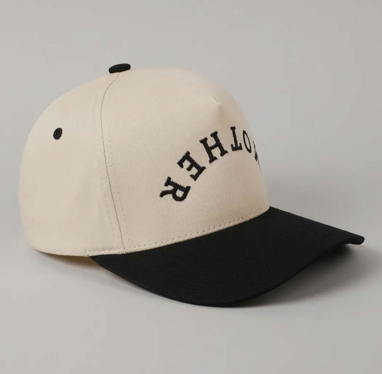 Mother Upside Down Lettering Embroidered Cap | Milk & Baby