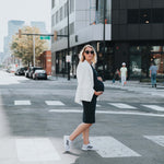 Little Breastfeeding Dress | Navy | Milk & Baby